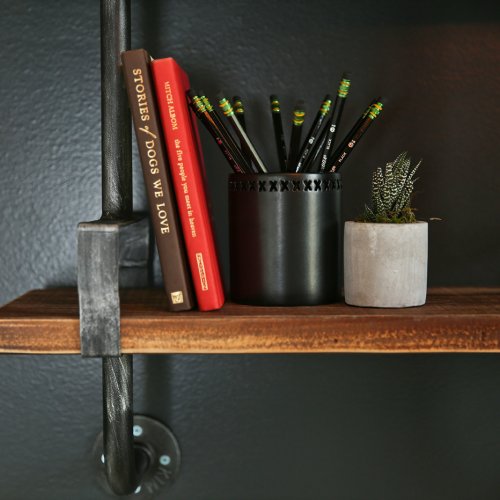 Bookshelf Styling Detail