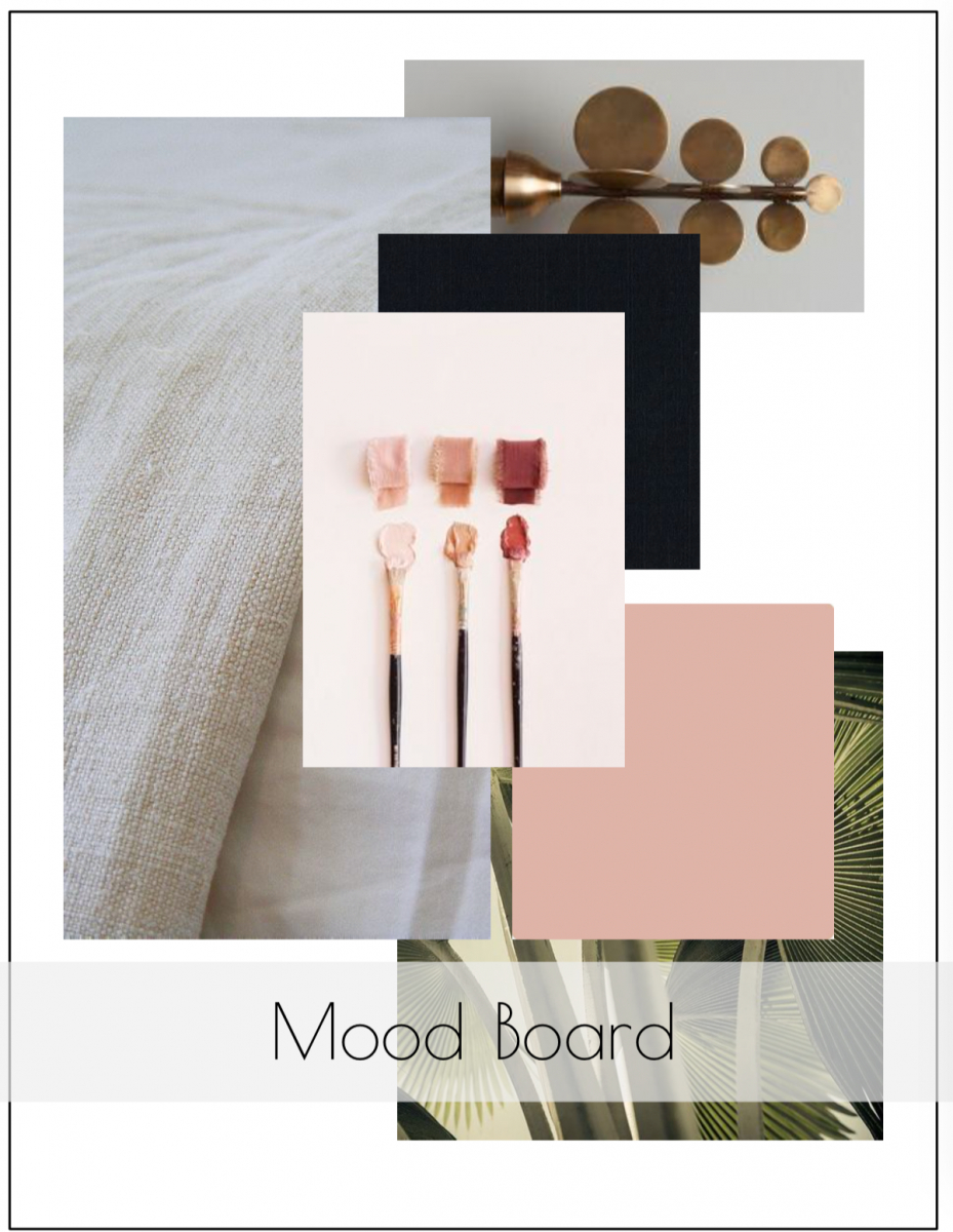 darla powell miami interior design firm mood board little girl's bedroom pink neutral